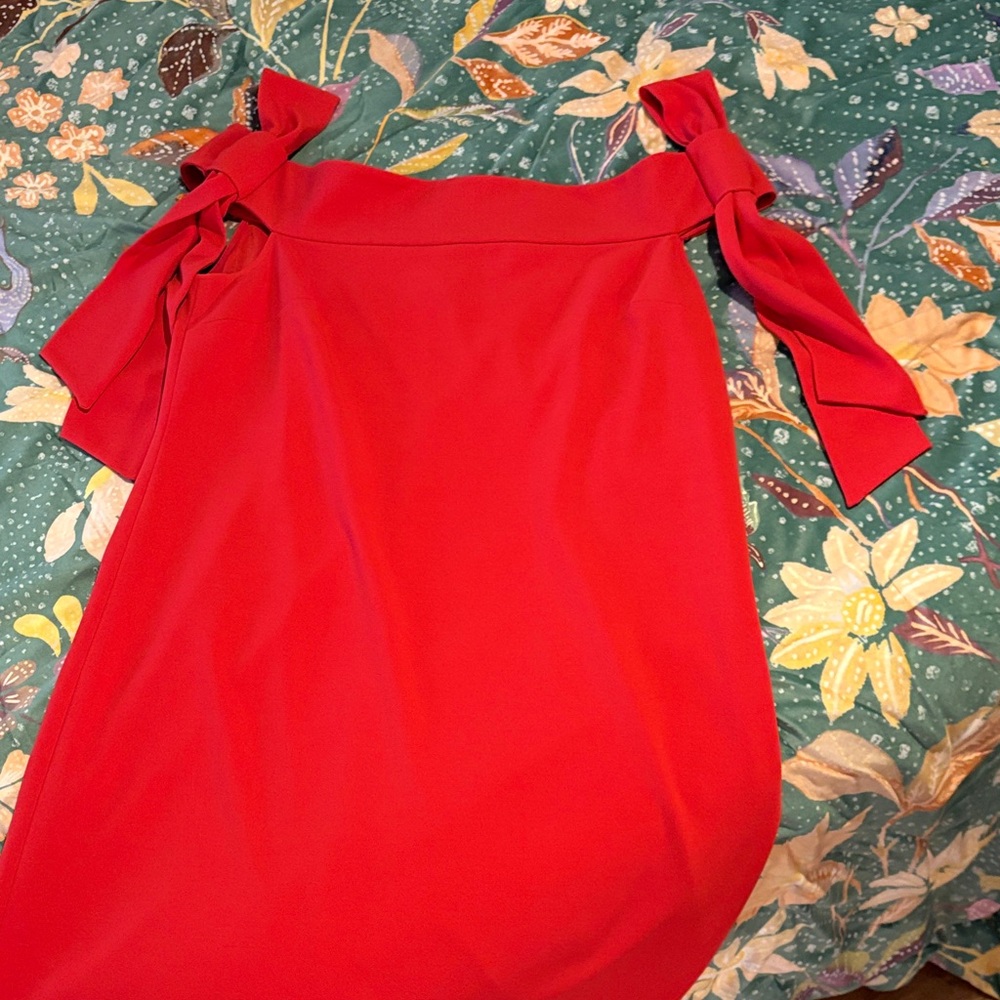 Donna Morgan Elegant Red Women's Cocktail Dress Sz 16